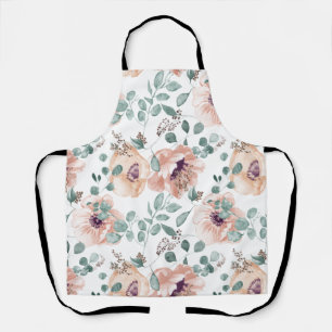 Poppy Flowers Apron