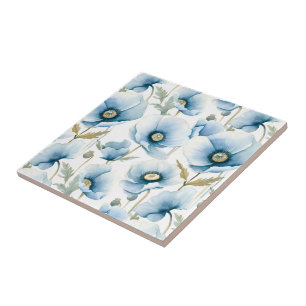 Poppy Flowers Tile