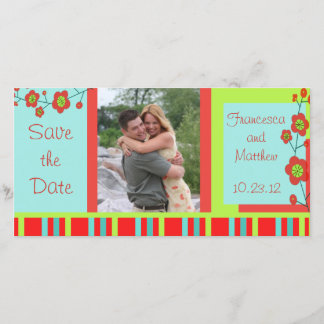 Poppy Fun Save the Date Custom