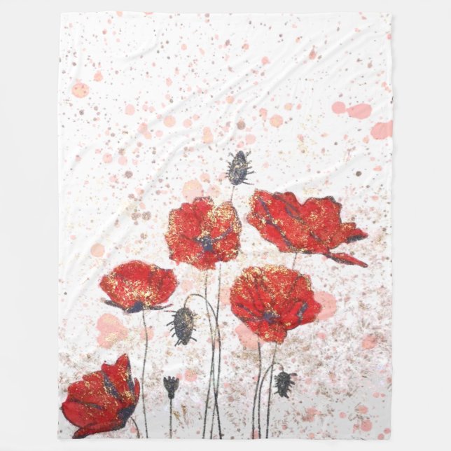 Poppy Gold blanket (Front)