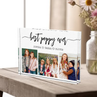 Poppy Grandfather Grandchildren Photo Collage