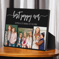 Poppy Grandfather Grandchildren Photo Collage