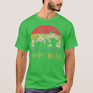Poppy Grandpa Bear Vintage T Shirt Fathers Day
