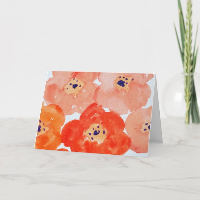 Poppy Greeting Card (Front)