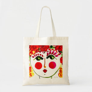Poppy ~ Gypsy Garden Girl ~ Tote Bag
