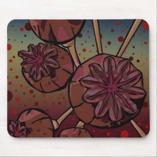 Poppy Heads Mouse Mat
