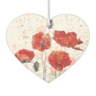 Poppy Heart Air Freshener