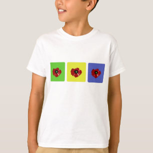 Poppy in Coloured Squares Shirt