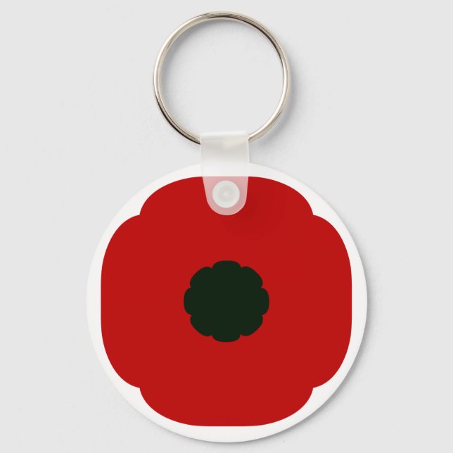 Poppy Keychain (Front)