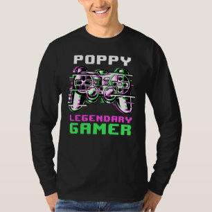 Poppy Legendary Gamer Personalised T-Shirt