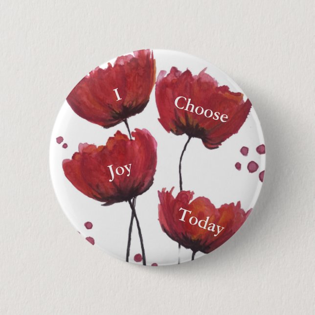 Poppy  Love Button (Front)