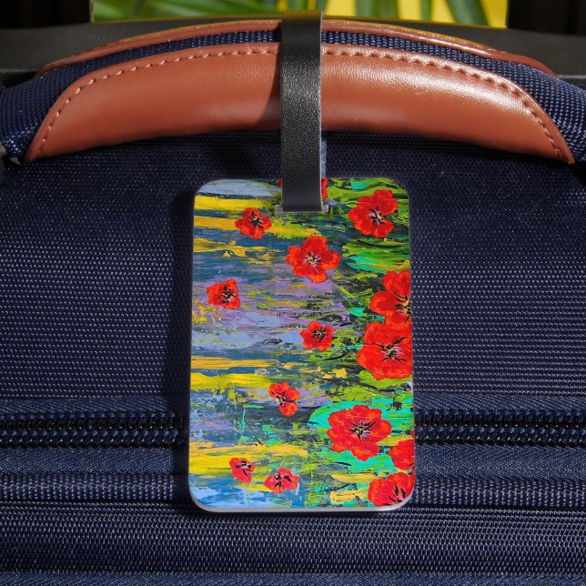 Poppy Luggage Tag (Back Insitu 4)