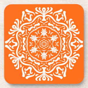 Poppy Mandala Coaster