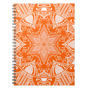 Poppy Mandala Notebook