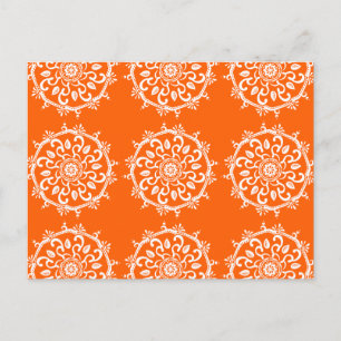 Poppy Mandala Postcard