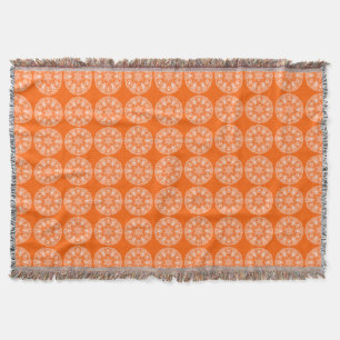 Poppy Mandala Throw Blanket