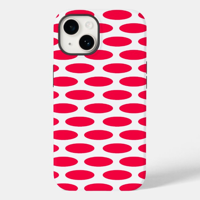 Poppy Modern Oval at Emporiomoffa Case-Mate iPhone Case (Back)
