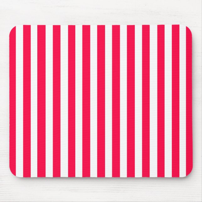 Poppy Modern Stripes Mouse Mat (Front)