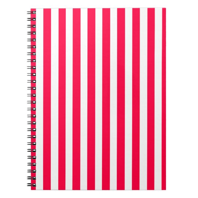 Poppy Modern Stripes Notebook (Front)