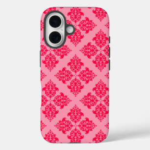 Poppy Moroccan Damask iPhone 16 Case