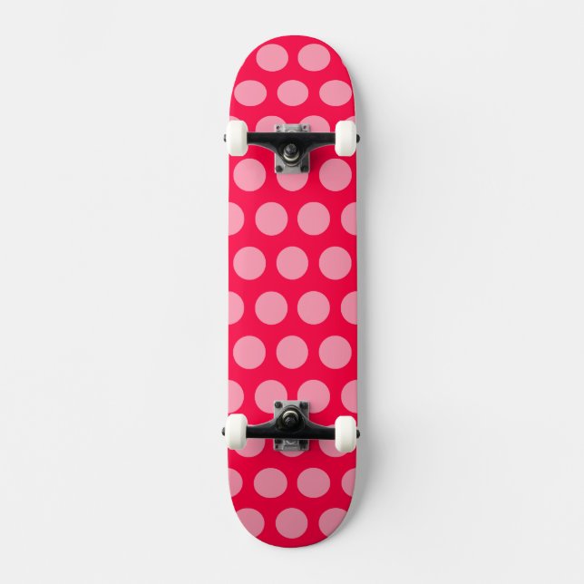 Poppy Moroccan Dots Skateboard (Front)