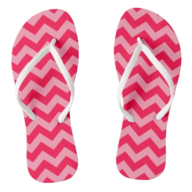Poppy Moroccan Moods Chevrons Flip Flops (Footbed)