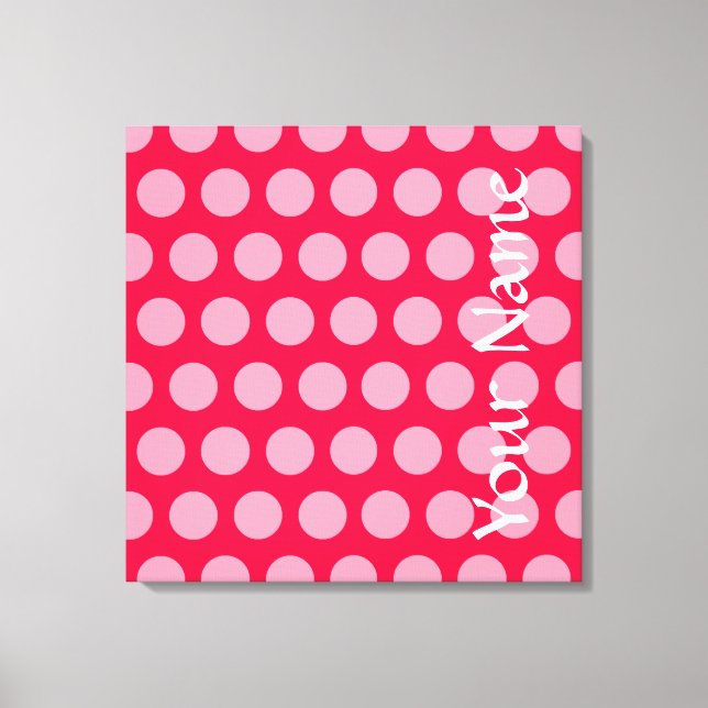 Poppy Moroccan Moods Dots Canvas Print (Front)