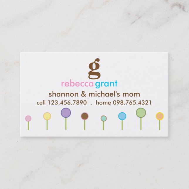 Poppy "Mummy" Card (Front)