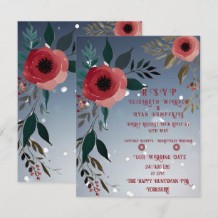 Poppy of Love" Wedding Invitation Collection