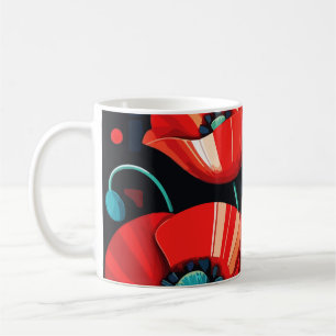 Poppy Papaver flowers Coffee Mug