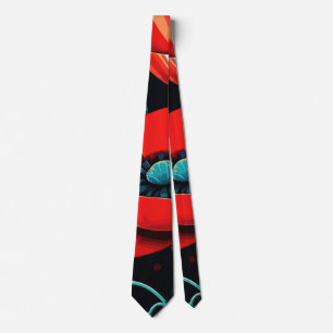 Poppy Papaver flowers Tie