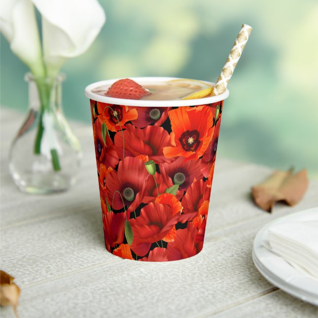 Poppy Paper Cups (Insitu)