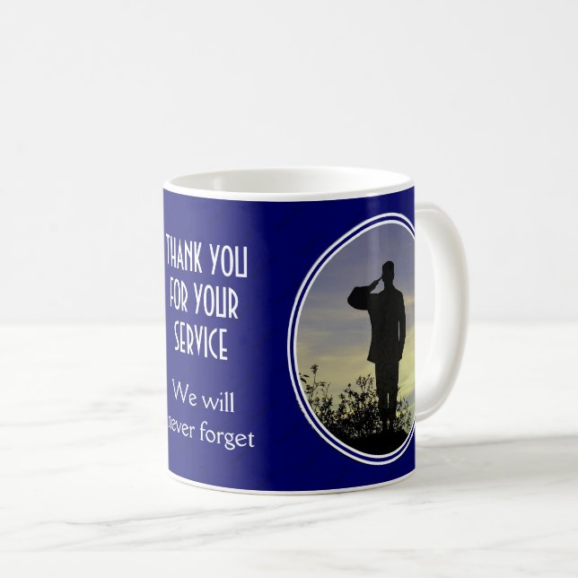 Poppy | Photo | Veterans REMEMBRANCE DAY Coffee Mug (Front Right)