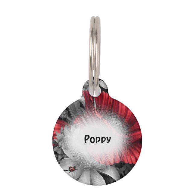 Poppy Pops Pet Tag (Front)