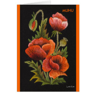 Poppy Postcard Muhu