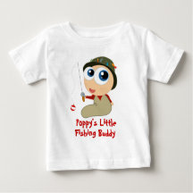 Poppy s Little Fishing Buddy Baby T-shirt