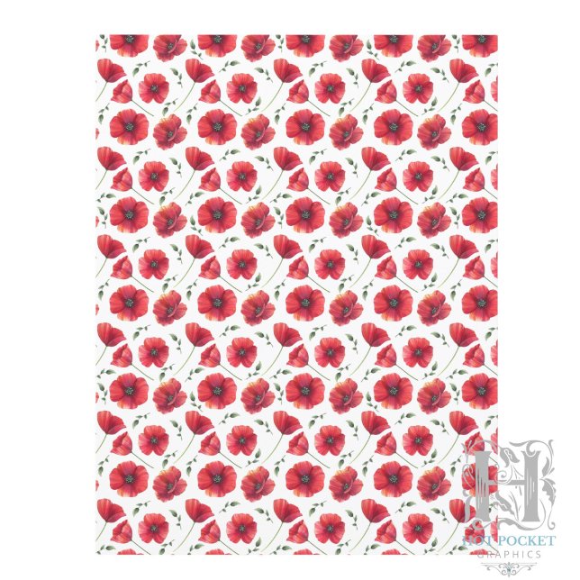 Poppy Scrapbook Paper (Creator Uploaded)