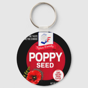 Poppy seed halloween spice costume group matching key ring