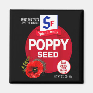 Poppy seed halloween spice costume group matching magnet