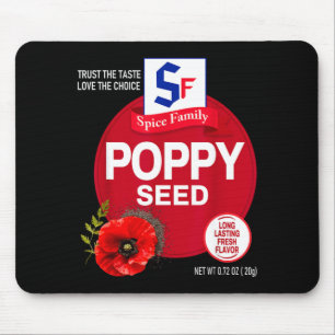 Poppy seed halloween spice costume group matching mouse mat