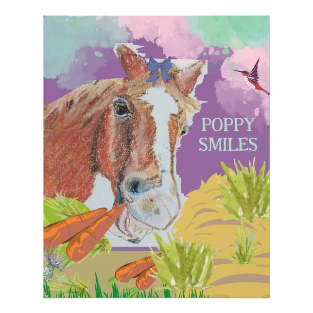 POPPY SMILES PHOTO PRINT (Front)