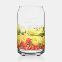 Poppy Spring Landscape Wedding