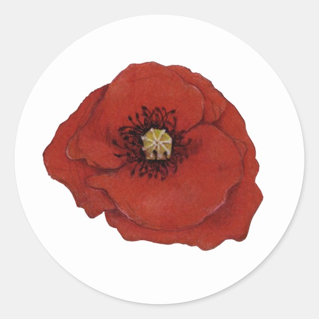 Poppy Stickers (Front)