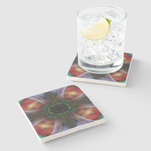 Poppy Stone Coaster (Side)