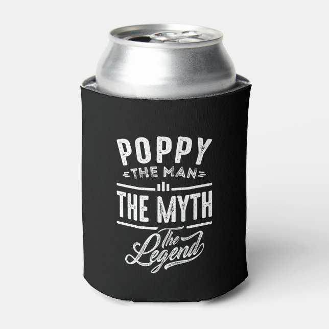 Poppy The Legend Can Cooler (Can Front)