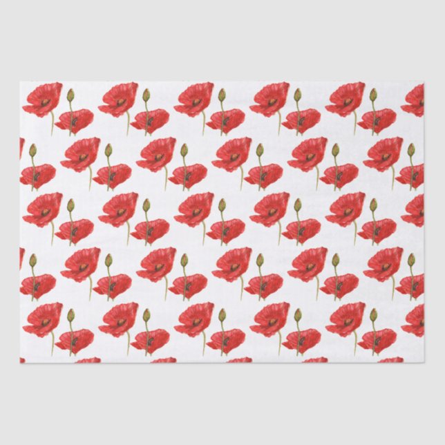 Poppy Tissue Paper (Front)