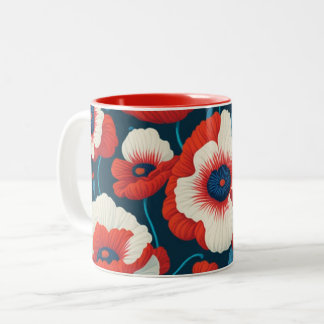 poppy Two-Tone coffee mug