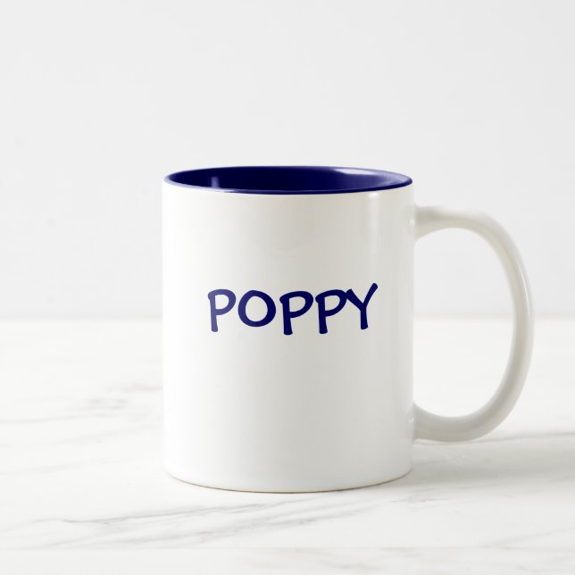 POPPY Two-Tone COFFEE MUG (Right)