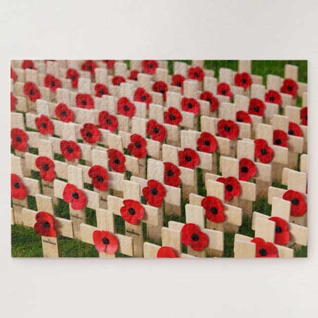 Poppy War Memorial Jigsaw Puzzle (Horizontal)