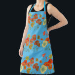 Poppy Watercolor Poppies Flower floral art Apron<br><div class="desc">Poppy Watercolor Poppies Flower floral art Apron. This lovely floral apron,  would compliment any decor. Designed from one of my original flower paintings.</div>